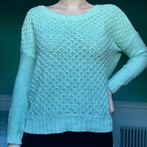 American Eagle teal sweater